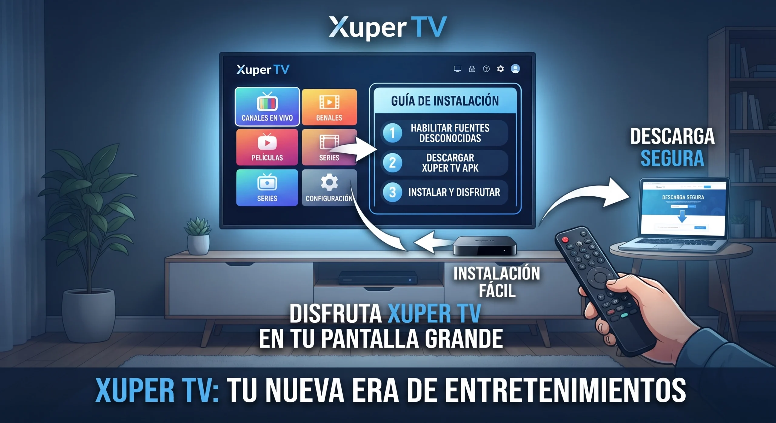 xuper tv para smart tv